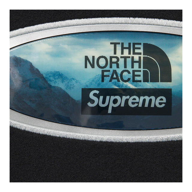 Supreme The North Face Lenticular Mountains Hooded Sweatshirt
