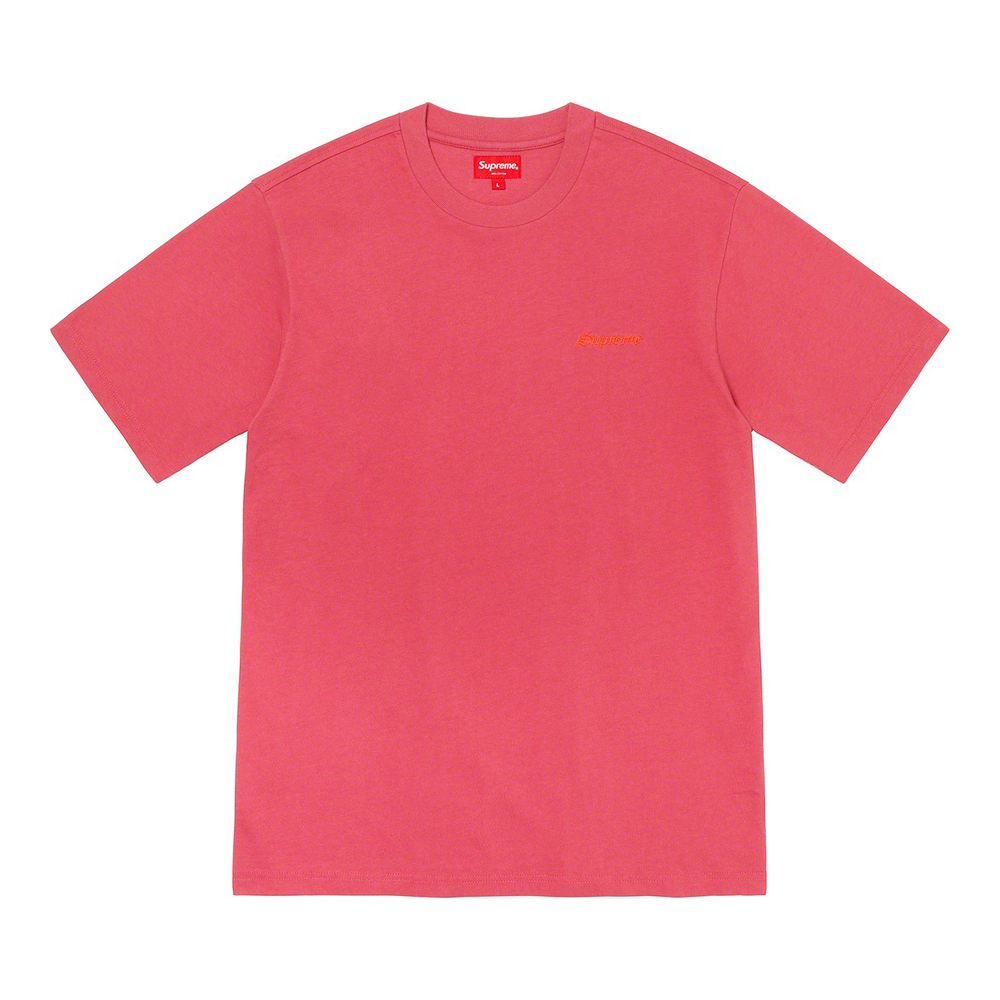 Supreme Washed S/S Tee Red - Small