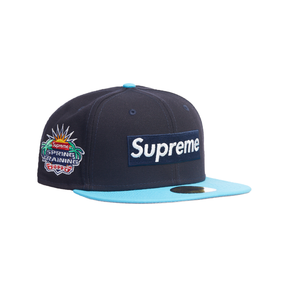 Supreme 2-Tone Box Logo New Era Blue